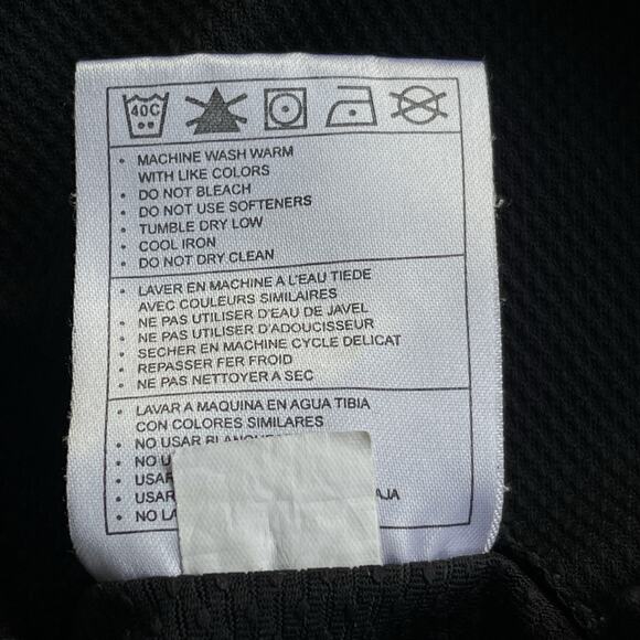 Nike Golf Mens Fitdry Polo‎ Shirt Large Black Athletic Activewear Lightweight - Picture 5 of 10